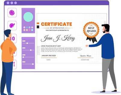 Easy Customization with Online Certificate Designer